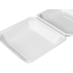 Extra Large Compostable Food Container - Karat Earth 9x9 Bagasse Containers - 200 ct-To-Go Packaging-Karat-Restaurant Supply Drop