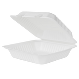 Extra Large Compostable Food Container - Karat Earth 9x9 Bagasse Containers - 200 ct-To-Go Packaging-Karat-Restaurant Supply Drop