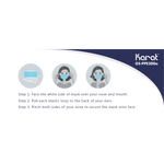 Face Mask with Elastic Ear Loops, 3-Ply - 50 Bulk Face Masks-Janitorial & Sanitation-Karat-Restaurant Supply Drop