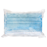 Face Mask with Elastic Ear Loops, 3-Ply - 50 Bulk Face Masks-Janitorial & Sanitation-Karat-Restaurant Supply Drop