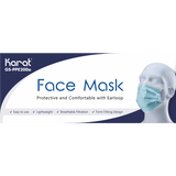 Face Mask with Elastic Ear Loops, 3-Ply - 50 Bulk Face Masks-Janitorial & Sanitation-Karat-Restaurant Supply Drop