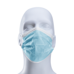 Face Mask with Elastic Ear Loops, 3-Ply - 50 Bulk Face Masks-Janitorial & Sanitation-Karat-Restaurant Supply Drop