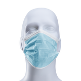Face Mask with Elastic Ear Loops, 3-Ply - 50 Bulk Face Masks-Janitorial & Sanitation-Karat-Restaurant Supply Drop