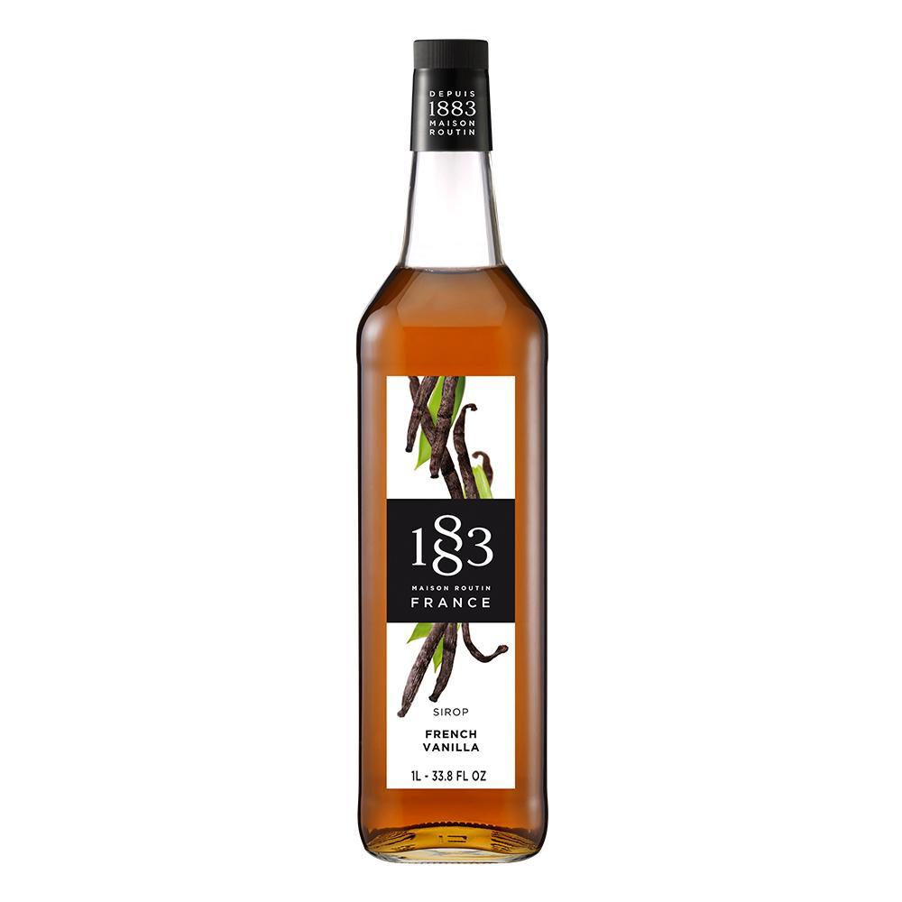 French Vanilla Syrup 1883 Maison Routin - 1 Liter Bottle-Syrups-1883 Maison Routin-Restaurant Supply Drop