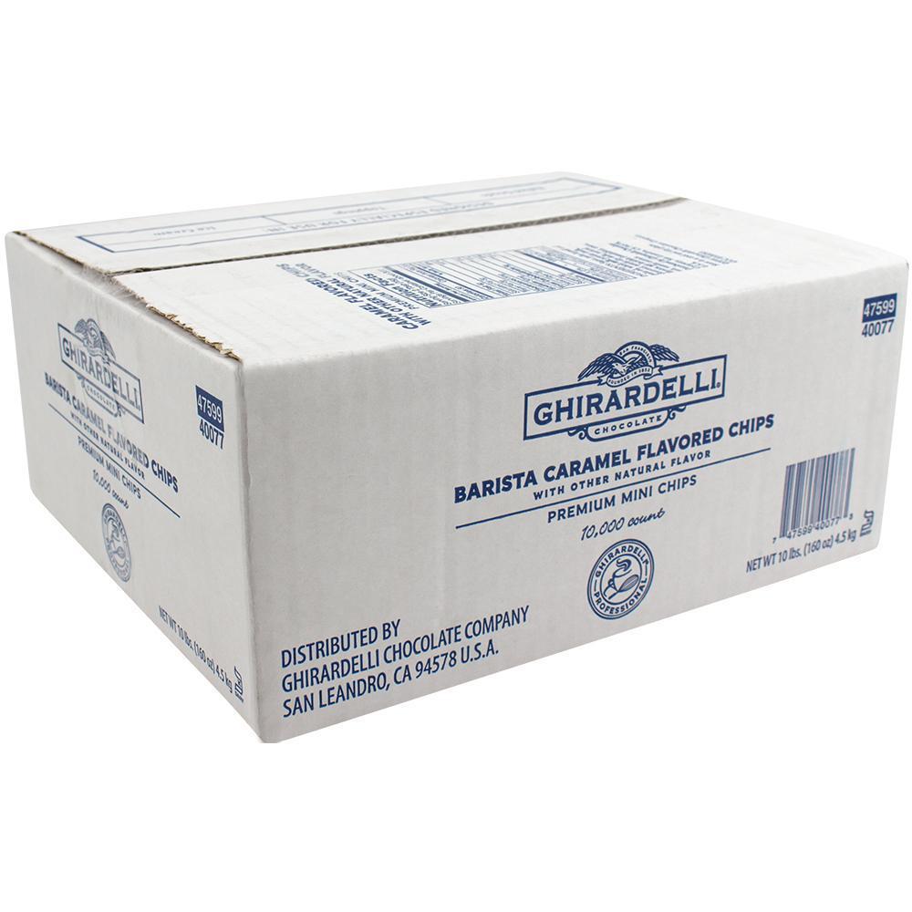 Ghirardelli Barista Caramel Flavored Mini Chips (10lbs)-Chips & Chunks-Ghirardelli-Restaurant Supply Drop