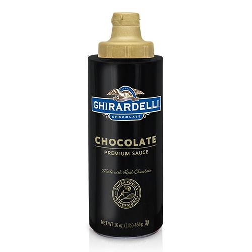 Ghirardelli Chocolate Flavored Sauce Squeeze Bottle (16oz)-Sauces-Ghirardelli-Restaurant Supply Drop