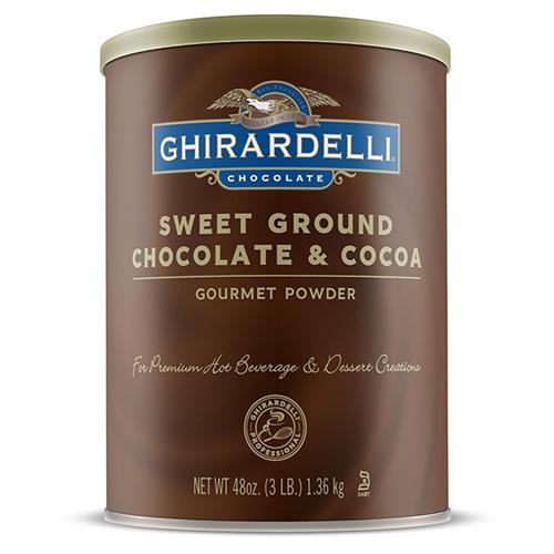 Ghirardelli Sweet Ground Chocolate & Cocoa Powder (3 lbs)-Powdered Base-Ghirardelli-Restaurant Supply Drop