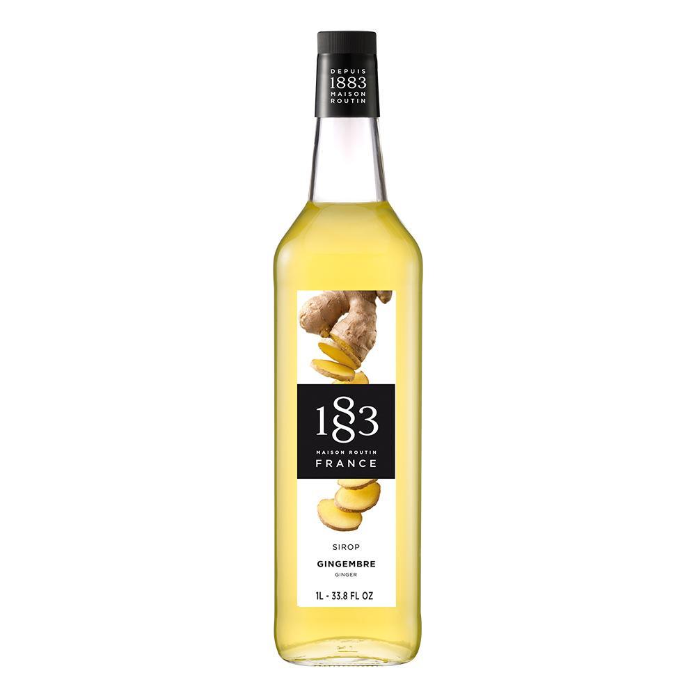 Ginger Syrup 1883 Maison Routin - 1 Liter Bottle-Syrups-1883 Maison Routin-Restaurant Supply Drop
