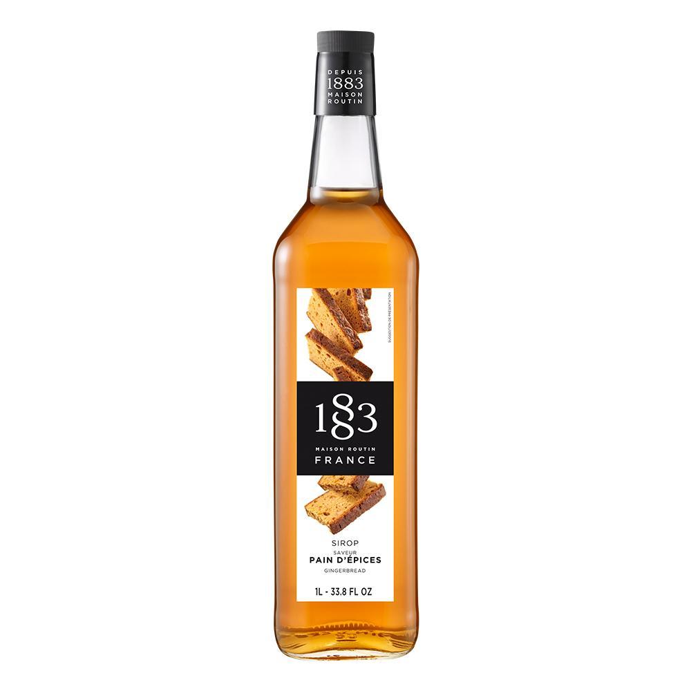 Gingerbread Syrup 1883 Maison Routin - 1 Liter Bottle-Syrups-1883 Maison Routin-Restaurant Supply Drop