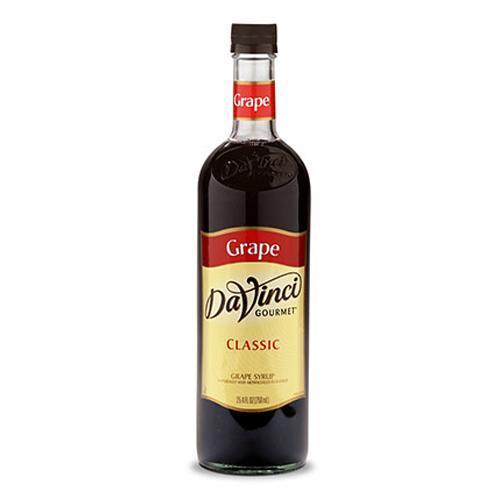 Grape DaVinci Gourmet Syrup Bottle - 750mL-Syrups-DaVinci Gourmet-Restaurant Supply Drop