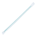 Green Plastic Straws - 9'' Giant Straws (8mm) Wrapped in Paper - Green - 2,500 count-Straws & Stirrers-Karat-Restaurant Supply Drop