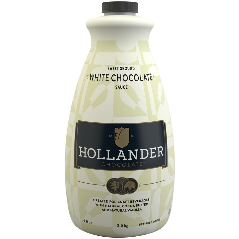 Hollander Sweet Ground White Chocolate Sauce (64 fl oz)-Sauces-Hollander-Restaurant Supply Drop