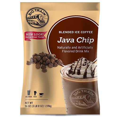 Java Chip Blended Ice Coffee - Big Train Mix - Bag 3.5 pounds-Powdered Base-Big Train-Restaurant Supply Drop
