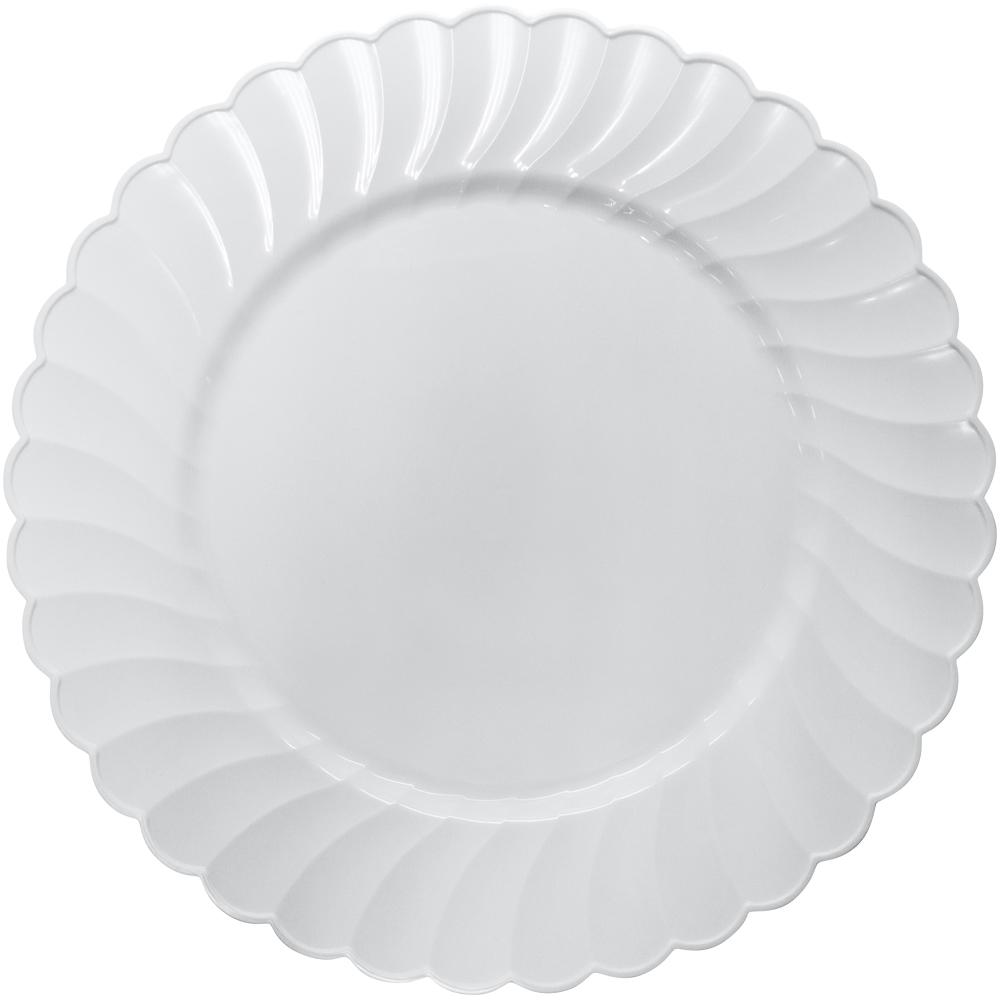 Karat 10.25" PS Scalloped Plate - White - 120 ct-Bowls & Plates-Karat-Restaurant Supply Drop
