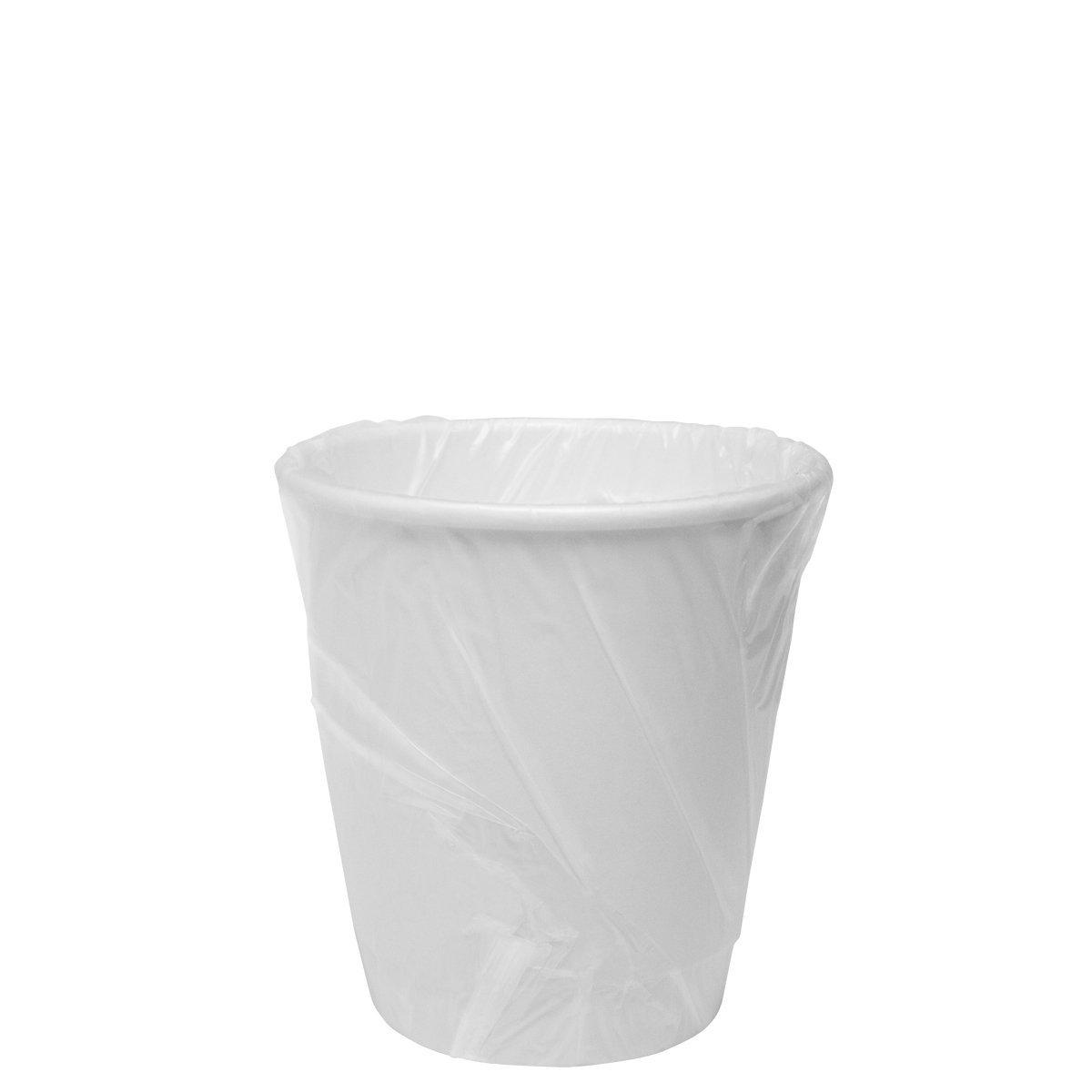 Karat 10oz Insulated Paper Hot Cups - White (90mm) - Wrapped - 500 ct-Cups & Lids-Karat-Restaurant Supply Drop