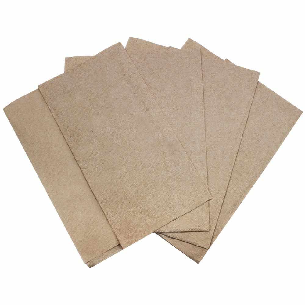 Karat 12"x13" Off-Fold Napkins - Kraft - 6,000 ct-Napkins-Karat-Restaurant Supply Drop