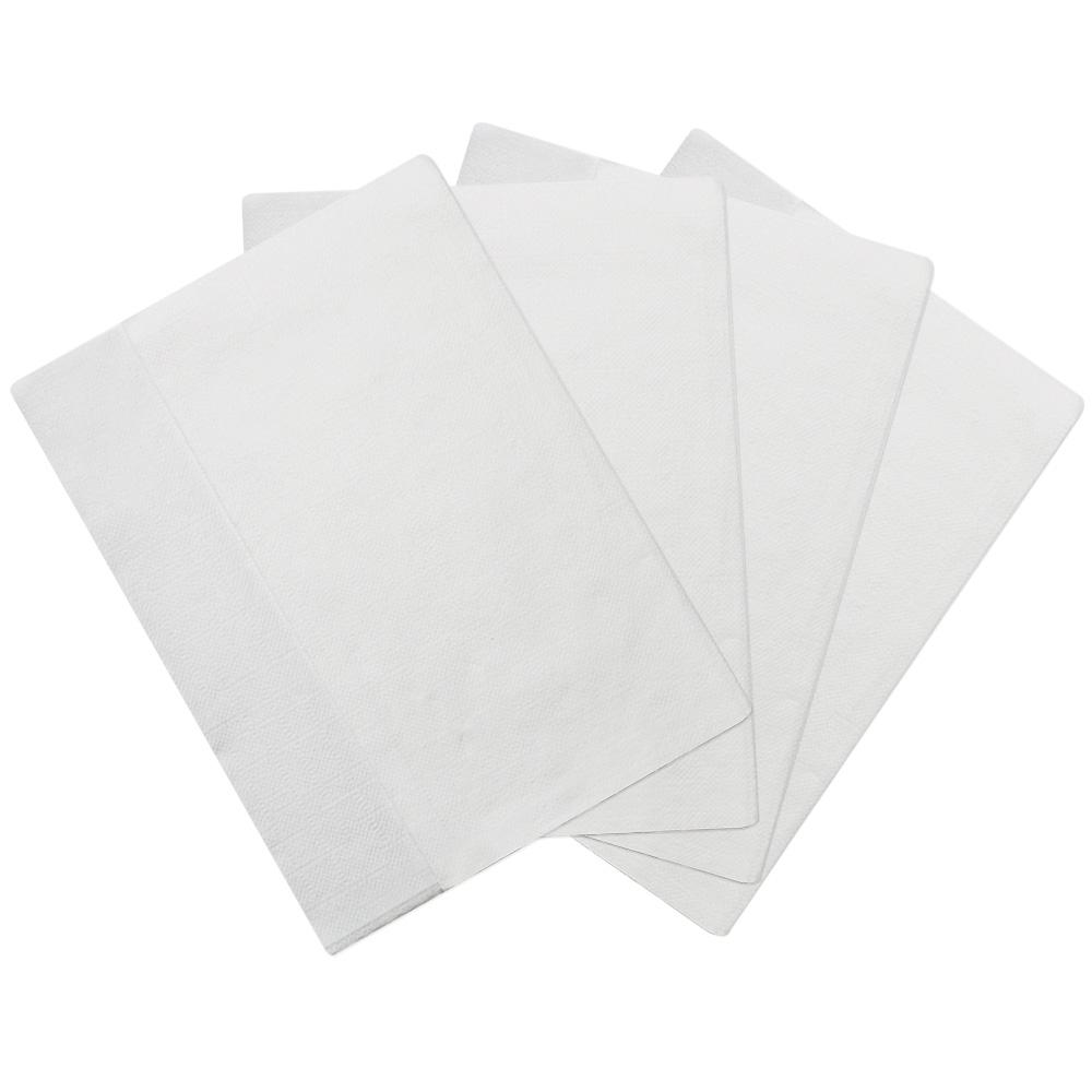 Karat 12"x13" Off-Fold Napkins - White - 6,000 ct-Napkins-Karat-Restaurant Supply Drop