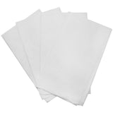 Karat 15"x17" 1 Ply Dinner Napkins - White - 3,000 ct-Napkins-Karat-Restaurant Supply Drop