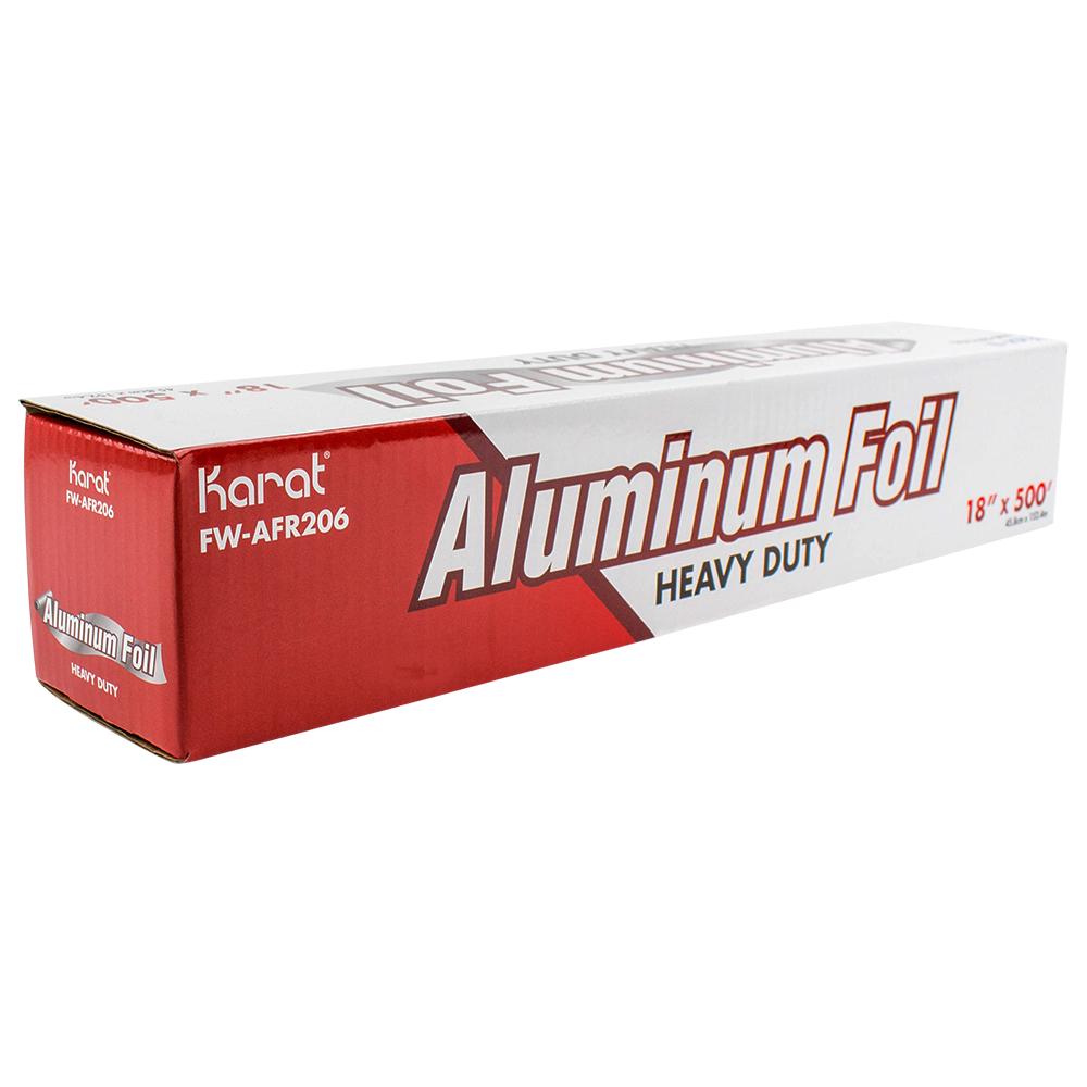 Karat 18"x 500' Heavy Duty Aluminum Foil Roll-Food Preparation-Karat-Restaurant Supply Drop