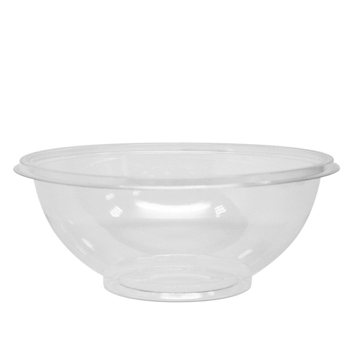 Karat 24oz PET Salad Bowl and Lids - 300 ct-Bowls & Plates-Karat-Restaurant Supply Drop