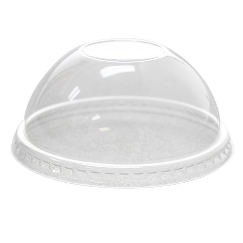 Karat 78mm PET Dome Lids - No Hole - 1,000 ct-Cups & Lids-Karat-Restaurant Supply Drop