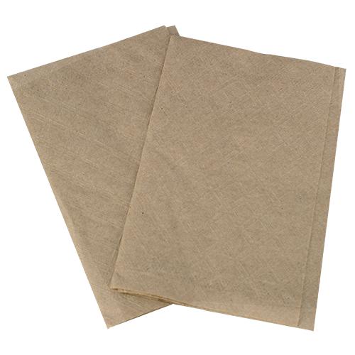 Karat 8"x6.5" Interfold Dispense Napkins - Kraft - 6,000 ct-Napkins-Karat-Restaurant Supply Drop