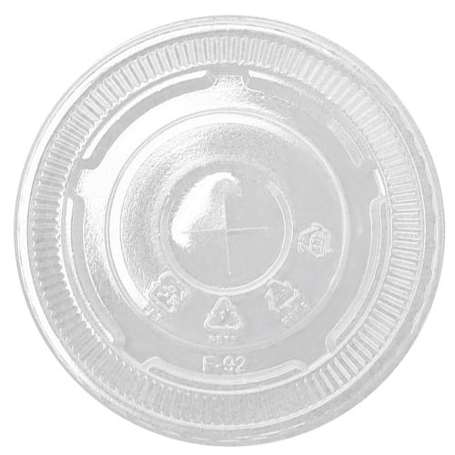 Karat 92mm PET Flat Lids - 1,000 ct-Cups & Lids-Karat-Restaurant Supply Drop