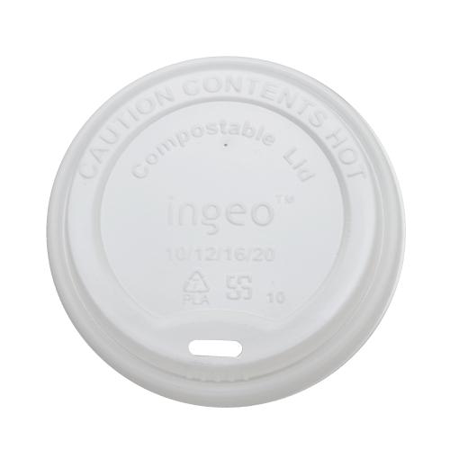 Karat Earth 10oz - 20oz Compostable Sipper Dome Lids (90mm) - 1,000 ct-Cups & Lids-Karat-Restaurant Supply Drop