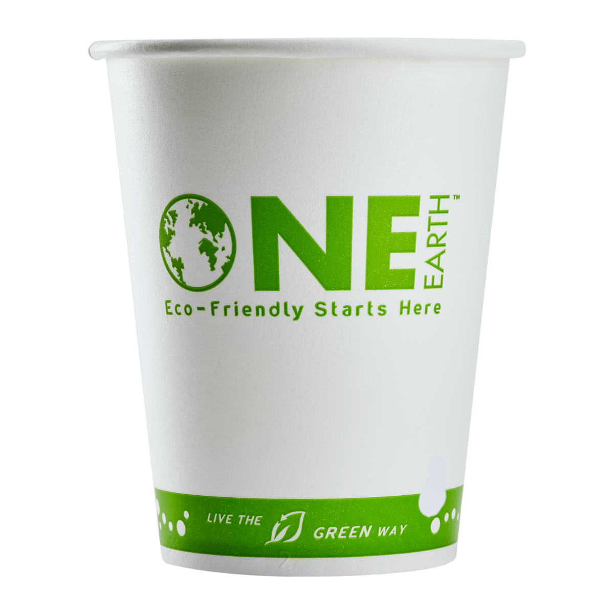 Karat Earth 12oz Eco-Friendly Paper Cold Cups - One Cup, One Earth - 1,000 ct-Cups & Lids-Karat-Restaurant Supply Drop