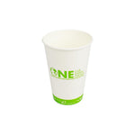 Karat Earth 16oz Eco-Friendly Paper Cold Cups - One Cup, One Earth - 90mm - 1,000 ct-Cups & Lids-Karat-Restaurant Supply Drop