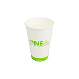 Karat Earth 16oz Eco-Friendly Paper Cold Cups - One Cup, One Earth - 90mm - 1,000 ct-Cups & Lids-Karat-Restaurant Supply Drop