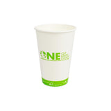 Karat Earth 16oz Eco-Friendly Paper Cold Cups - One Cup, One Earth - 90mm - 1,000 ct-Cups & Lids-Karat-Restaurant Supply Drop