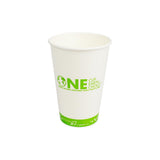 Karat Earth 16oz Eco-Friendly Paper Cold Cups - One Cup, One Earth - 90mm - 1,000 ct-Cups & Lids-Karat-Restaurant Supply Drop