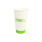 Karat Earth 32oz Eco-Friendly Paper Cold Cups - One Cup, One Earth - 104.5mm - 600 ct-Cups & Lids-Karat-Restaurant Supply Drop