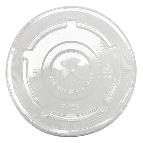 Karat Earth 32oz PLA Eco-Friendly Flat Lids (107mm) - 600 ct-Cups & Lids-Karat-Restaurant Supply Drop