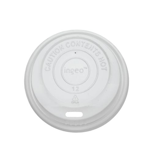 Karat Earth 8oz Compostable Sipper Dome Lids (80mm) - 1,000 ct-Cups & Lids-Karat-Restaurant Supply Drop