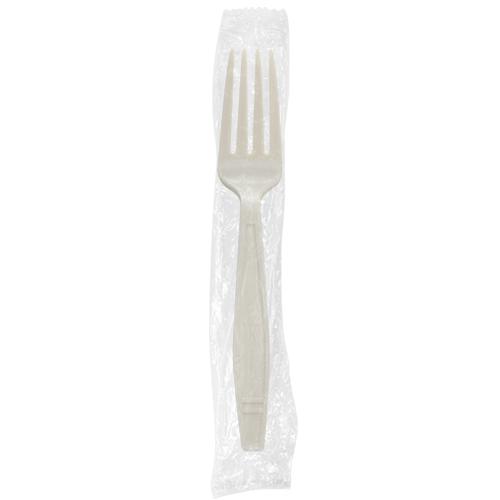 Karat Earth Heavy Weight Bio-Based Forks - Wrapped - 1,000 ct-Utensils-Karat-Restaurant Supply Drop