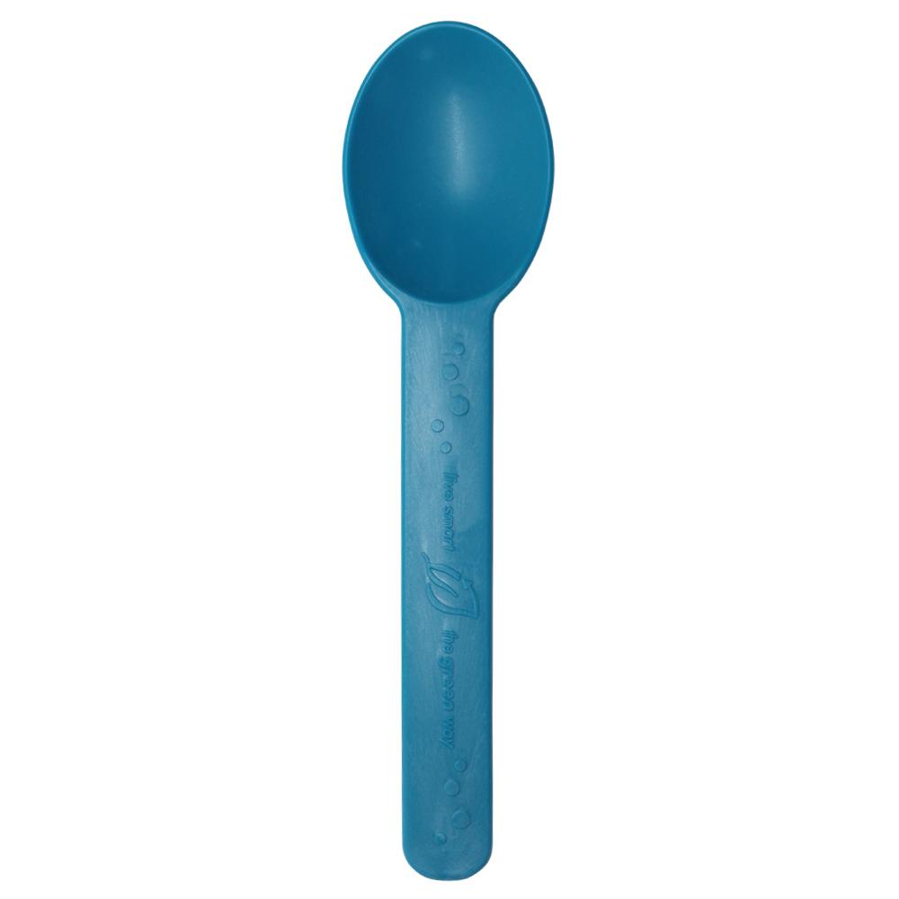 Karat Earth Heavy Weight Bio-Based Spoons - Teal Blue - 1,000 ct-Utensils-Karat-Restaurant Supply Drop