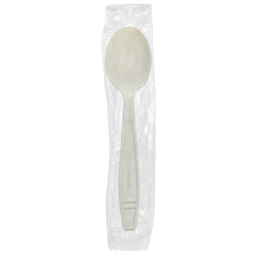 Karat Earth Heavy Weight Bio-Based Tea Spoons - Wrapped - 1,000 ct-Utensils-Karat-Restaurant Supply Drop