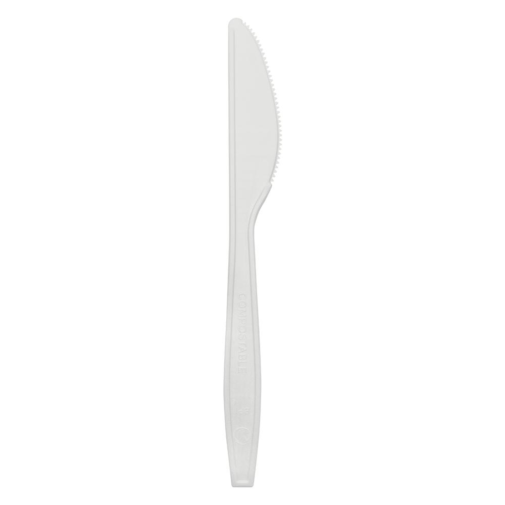 Karat Earth PLA Medium-Heavy Weight Compostable Knives Bulk Box - 1,000 ct-Utensils-Karat-Restaurant Supply Drop
