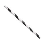 Karat Earth Stir Unwrapped Paper Stir Straw 5.25" (Black Spiral)-Paper Straws-Restaurant Supply Drop-Restaurant Supply Drop