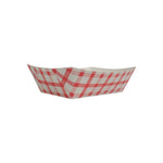 Karat Food Tray - Shepherd's Check (Red) - 0.5 lb-To-Go Packaging-Karat-Restaurant Supply Drop