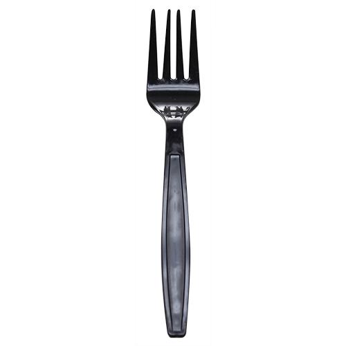 Karat PP Extra Heavy Weight Forks - Black - 1,000 ct-Utensils-Karat-Restaurant Supply Drop