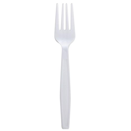 Karat PP Extra Heavy Weight Forks - White - 1,000 ct-Utensils-Karat-Restaurant Supply Drop