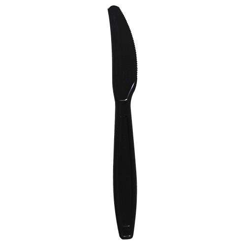 Karat PP Extra Heavy Weight Knives - Black - 1,000 ct-Utensils-Karat-Restaurant Supply Drop