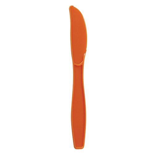 Karat PP Extra Heavy Weight Knives - Orange - 1,000 ct-Utensils-Karat-Restaurant Supply Drop