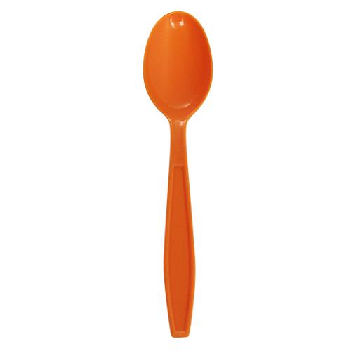 Karat PP Extra Heavy Weight Tea Spoons - Orange - 1,000 ct-Utensils-Karat-Restaurant Supply Drop