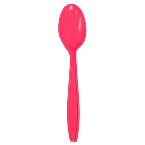 Karat PP Extra Heavy Weight Tea Spoons - Pink - 1,000 ct-Utensils-Karat-Restaurant Supply Drop