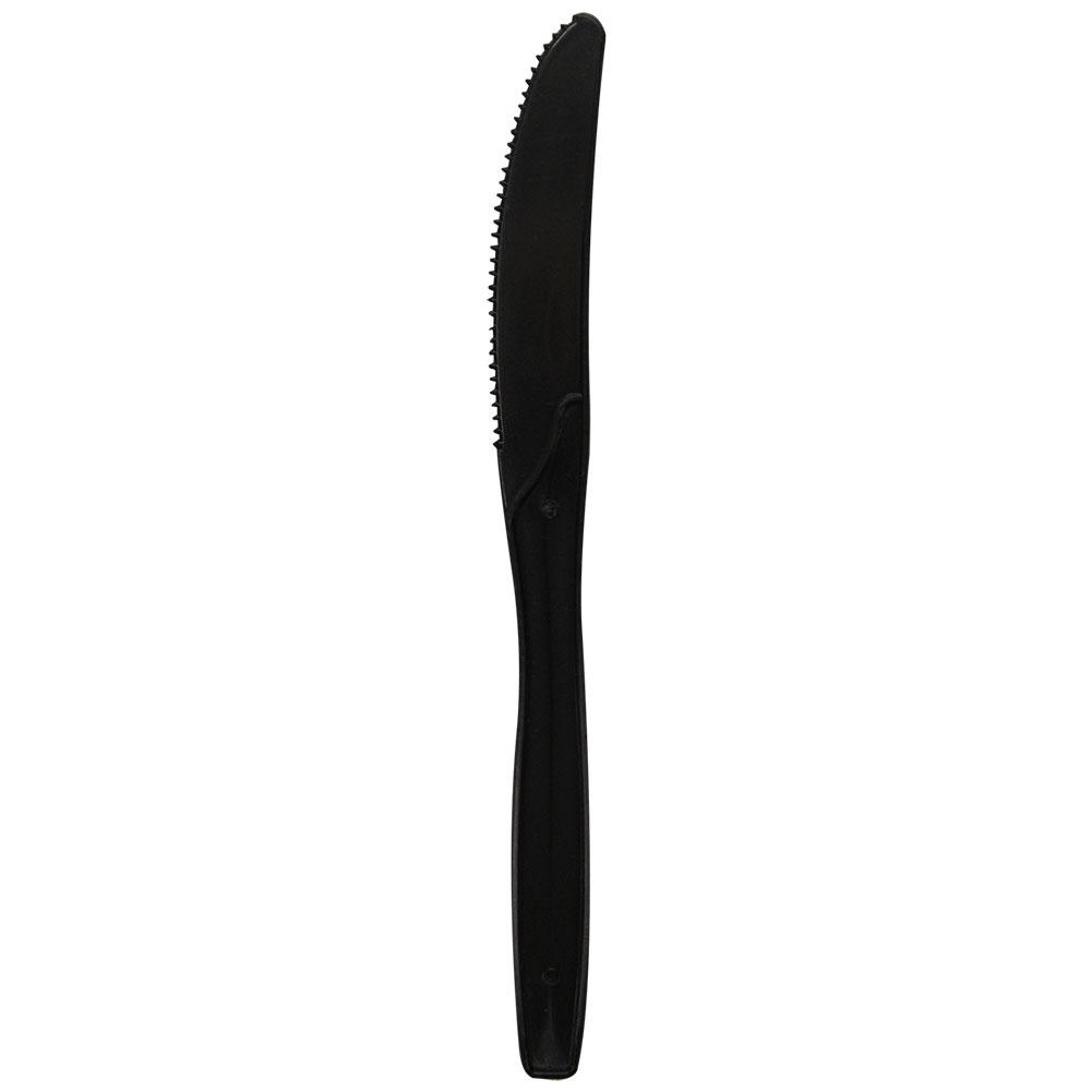 Karat PP Medium Heavy Weight Knives Bulk Box - Black - 1,000 ct-Utensils-Karat-Restaurant Supply Drop