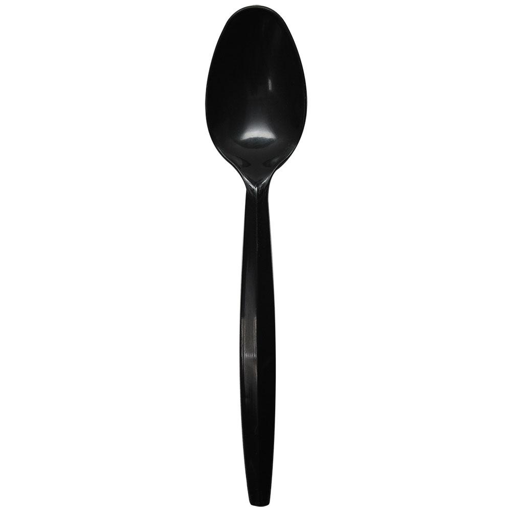 Karat PP Medium Heavy Weight Tea Spoons Bulk Box - Black - 1,000 ct-Utensils-Karat-Restaurant Supply Drop